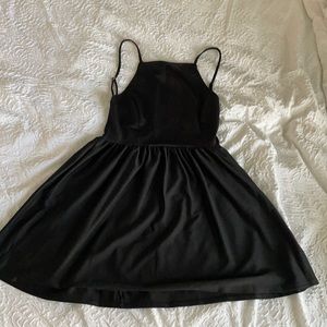 Black dress.